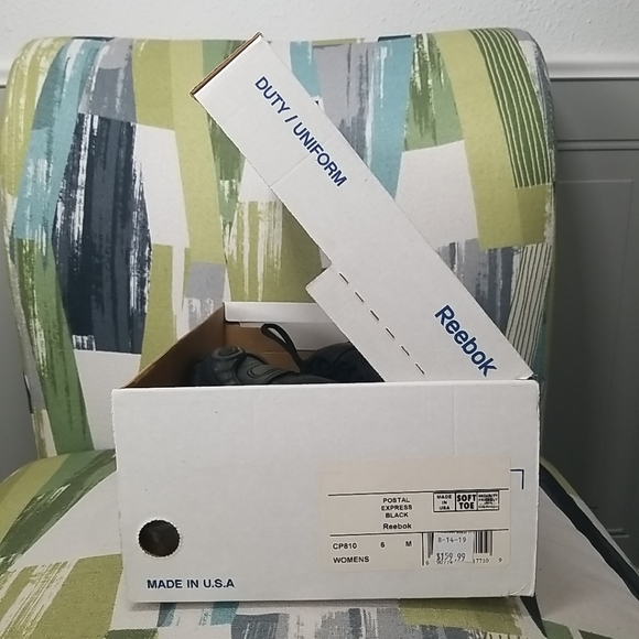 Reebok CP810 Women's Postal Certified Work Shoes Soft Toe In Black USA Size 6M - Picture 10 of 11